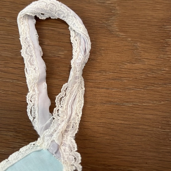 Vintage Sleeveless Nightgown Blue - Picture 4 of 4